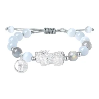 CHOW TAI KING Glass Cat Eye Bracelets Women's