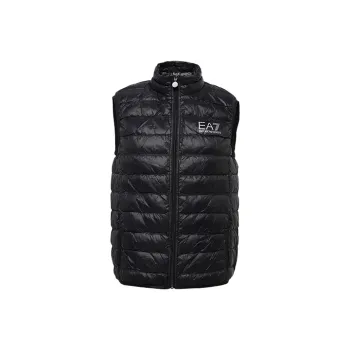 Ea7 EMPORIO ARMANI Sleeveless Zip Up Down Vest