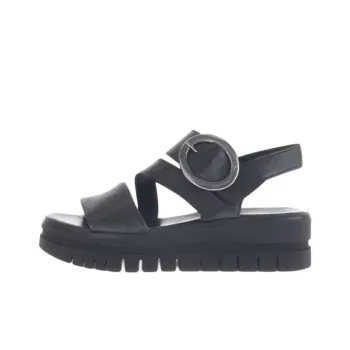 Gabor Fashion One Strap Sandals 5.5cm Women's Black