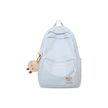 URBAN FOREST Nylon Backpack Regular Unisex Blue/Green/Yellow/Pink/Black/White