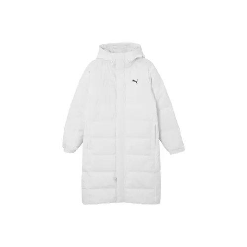PUMA LONG DOWN COAT Down Jacket Unisex White