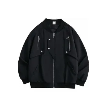 TESTUNG Jackets Coats Unisex Black