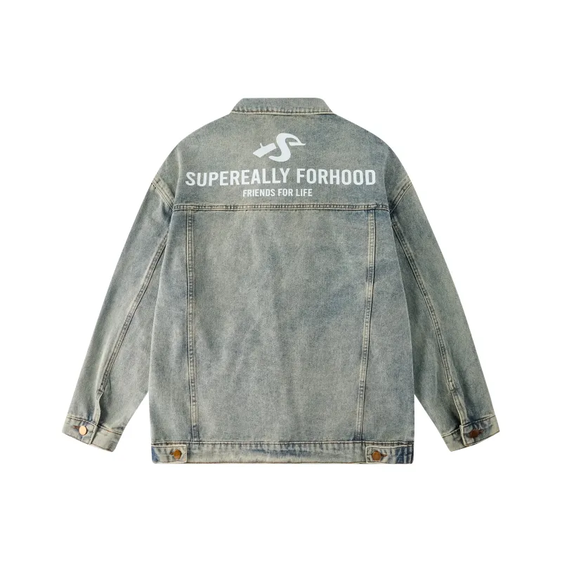 SUPEREALLY Denim Jackets Unisex-7