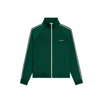 CELINE Tracksuit Jacket In Vintage Double Jersey