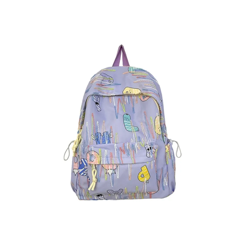 NX DOUGHNUT Nylon Backpack Women's Multicolor-7