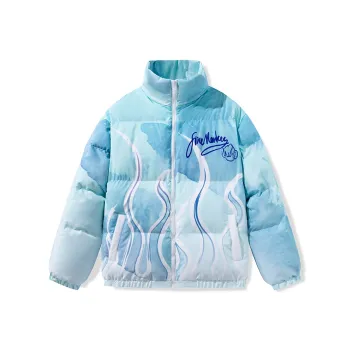 FireMonkey Puffer Jacket Unisex Sky Blue