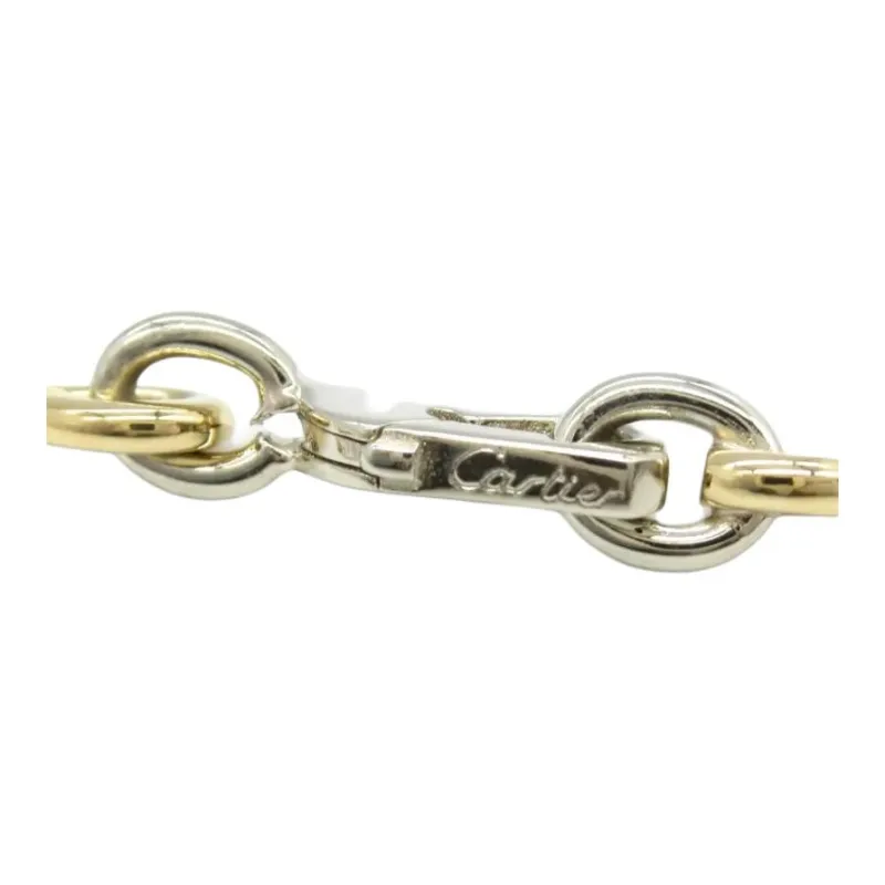 Cartier 2010s 18K Yellow And White Gold Chain Necklace-2