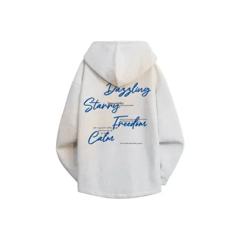 Warrior Huichao Riding The Wind Collection Sweatshirt Unisex Light Blue