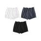 [3 Pack]White+Gray Blue+Black