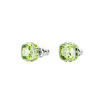 Swarovski Birthstone Stud Earrings Women's Green