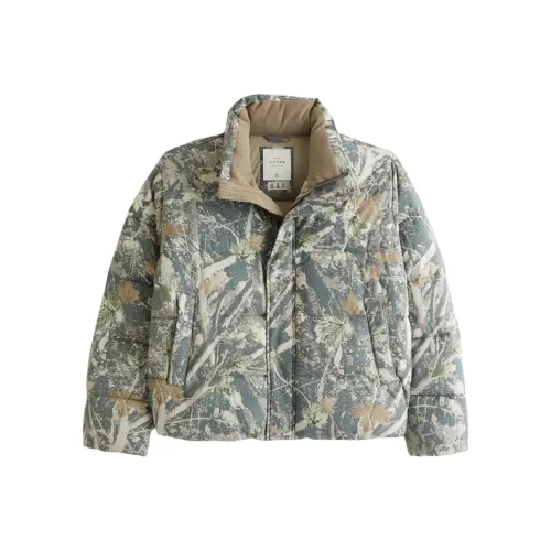 AF Puffer Jacket Men's Gray Camouflage