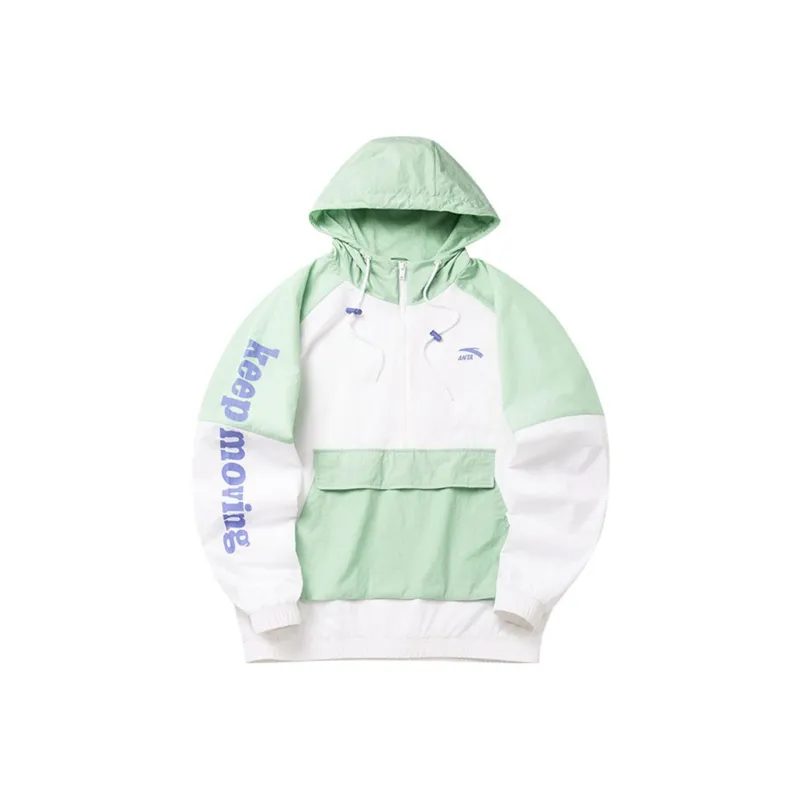 Anta Life Collection Jacket Unisex Snowflake White-0