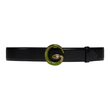 GUCCI Double G Spirit Snake Smooth Buckle Men's Width: 4cm