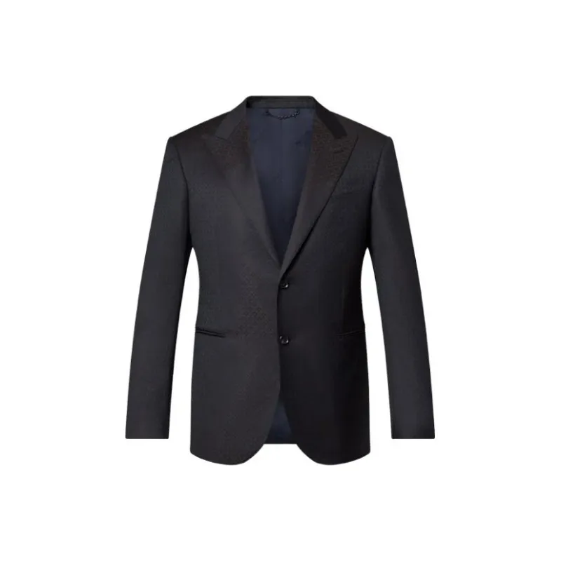 LOUIS VUITTON Single Breasted Pont Neuf Jacket Business Suit Men's Black-0