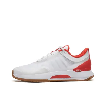 Wilson Cushioning, Breathable, Supportive Low Top Tennis Shoes Women's White Red