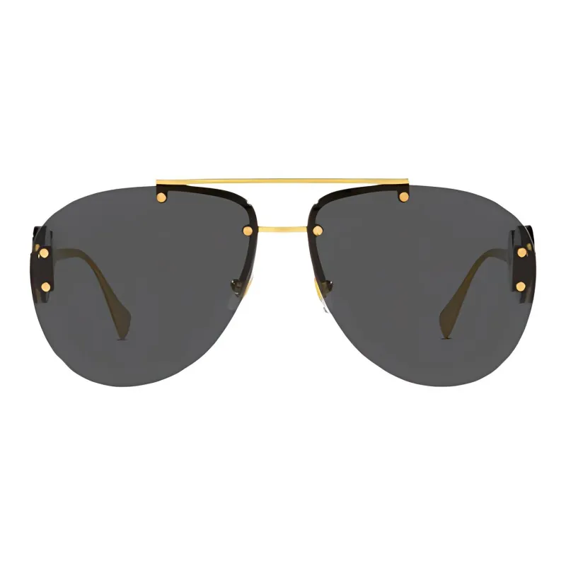 VERSACE Medusa Head Pilot-frame Sunglasses-1