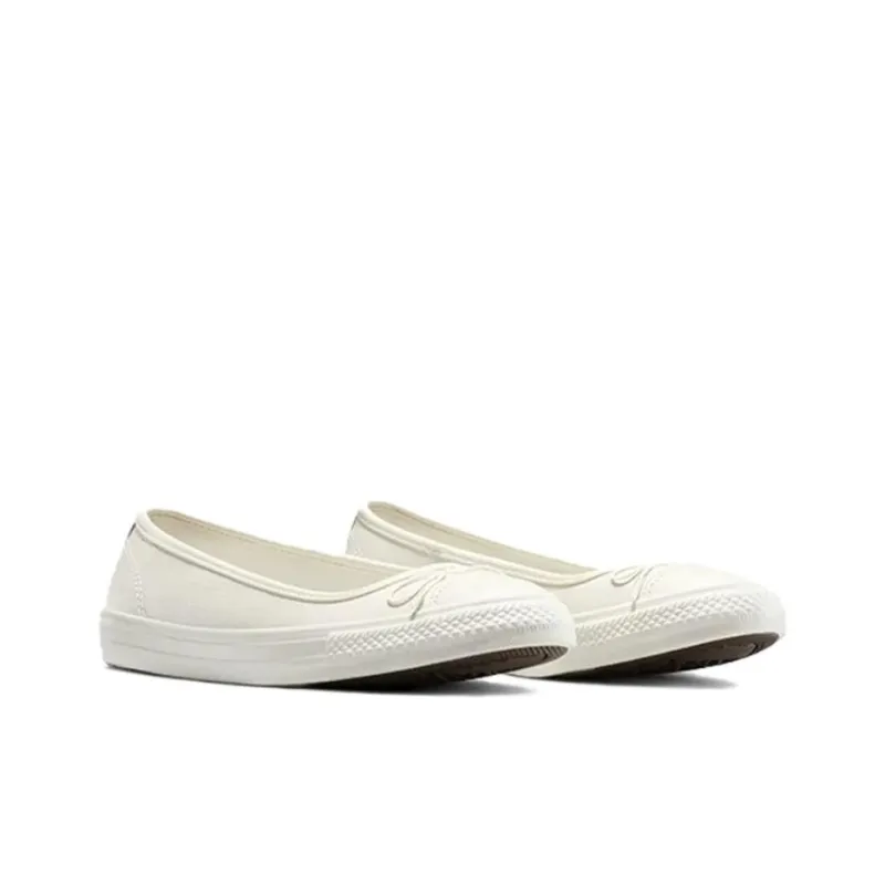 Converse Chuck Taylor All Star Anti Slip Wear Resistant Low Top Casual Shoes Women's White-3