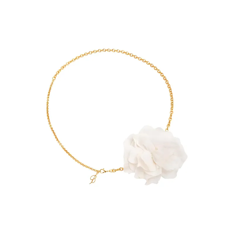 Blumarine Polyester Metal Waist Chains Women's White  -1