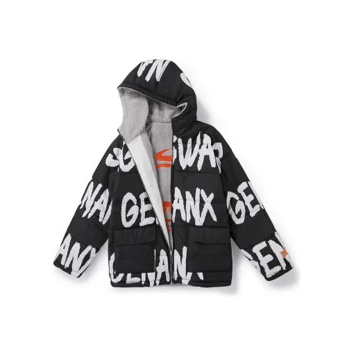 GENANX Puffer Jackets Unisex Gray/Black