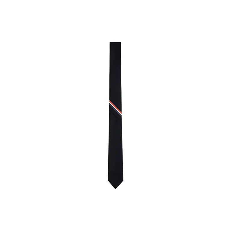 THOM BROWNE Rwb Selvedge Super 120s Twill Necktie-1