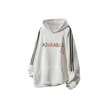 Warrior Huichao Riding The Wind Collection Sweatshirt Unisex White Heather Gray