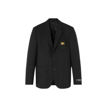 VERSACE Single Breasted Tailored Blazer