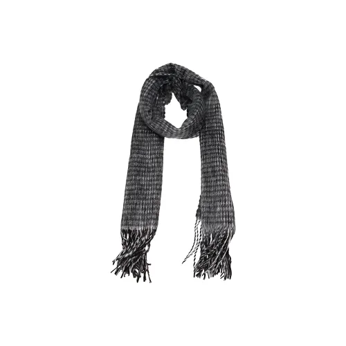 SAINT LAURENT Knit Scarves Men's Gray