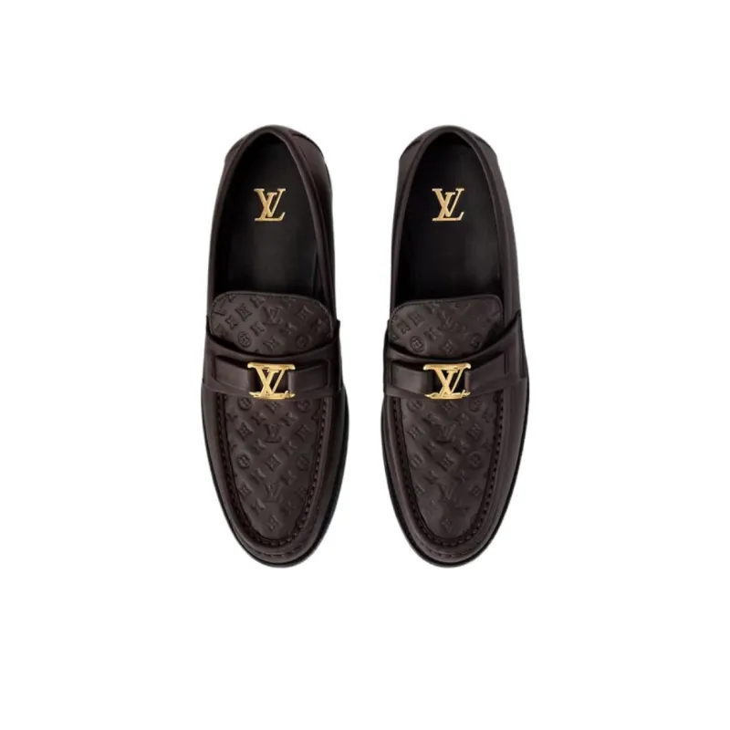 LOUIS VUITTON Major Loafers Men's Chestnut-2