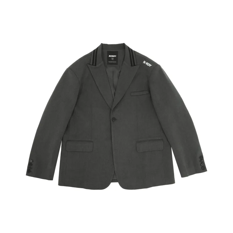 Nerdy Business Suits Unisex Charcoal-0