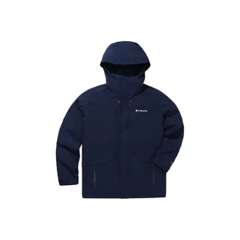 Columbia Water-Resistant Windproof Warm And Rainproof Windbreaker Jacket Men's Blue