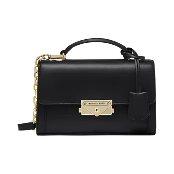 MICHAEL KORS Cece Artificial Leather Box Bag Handbag Shoulder Bag Crossbody Bag Small Size Women's Black
