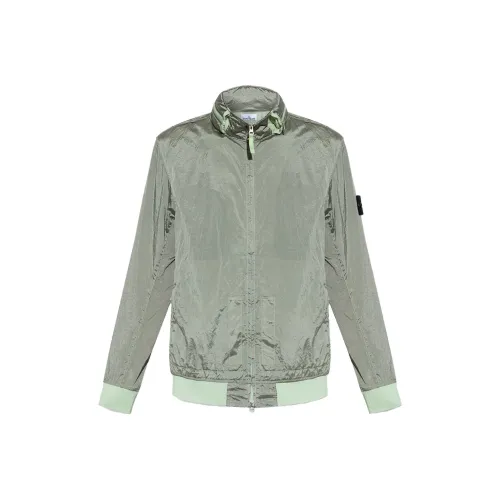 STONE ISLAND SS23 Nylon Meta Jackets Coats Men's Green