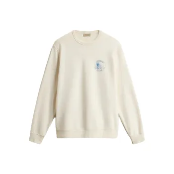 WOOLRICH Logo Printed Crewneck Sweatshirt