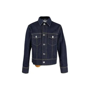 Lanvin SS23 Denim Jacket Men's Dark Blue