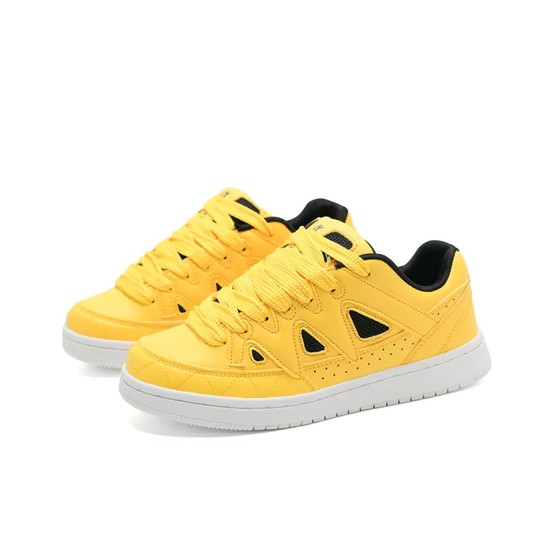 Circle Small Coverage Abrasion Resistant Lightweight Low Top Skateboard Shoes Unisex-2