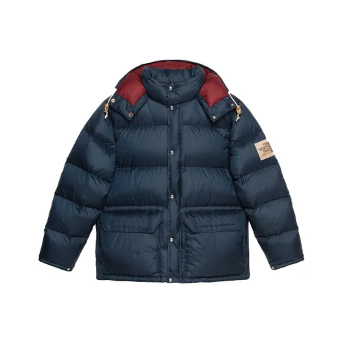 GUCCI x THE NORTH FACE Gucci X The North Face Down Jacket Men's Dark Blue