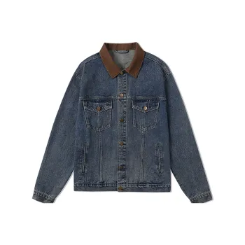 DIMC Denim Jackets Unisex Blue