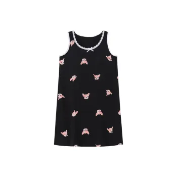 Top Melon Nightgown Women's Black