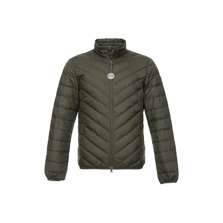 EMPORIO ARMANI Down Jackets Men Green-0