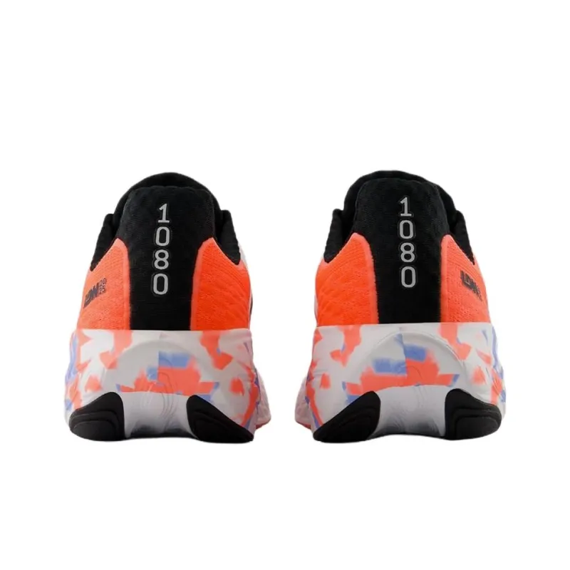 New Balance Fresh Foam X 1080 V14 Anti Slip Wear Resistant Low Top Casual Running Shoes Men's Orange-2