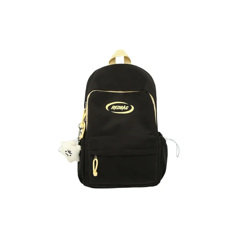 Moonshine Nylon Backpack Unisex Black/White/Red/Blue/Yellow-3