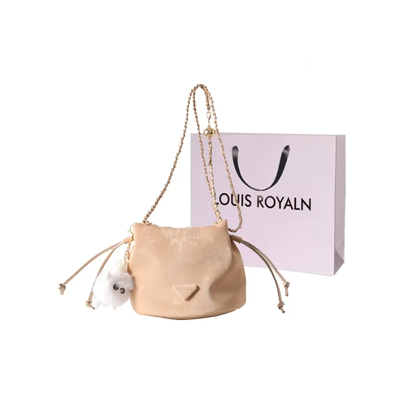 LOUIS ROYALN PU Bucket Bag, Shoulder Bag Women's Multicolor-0