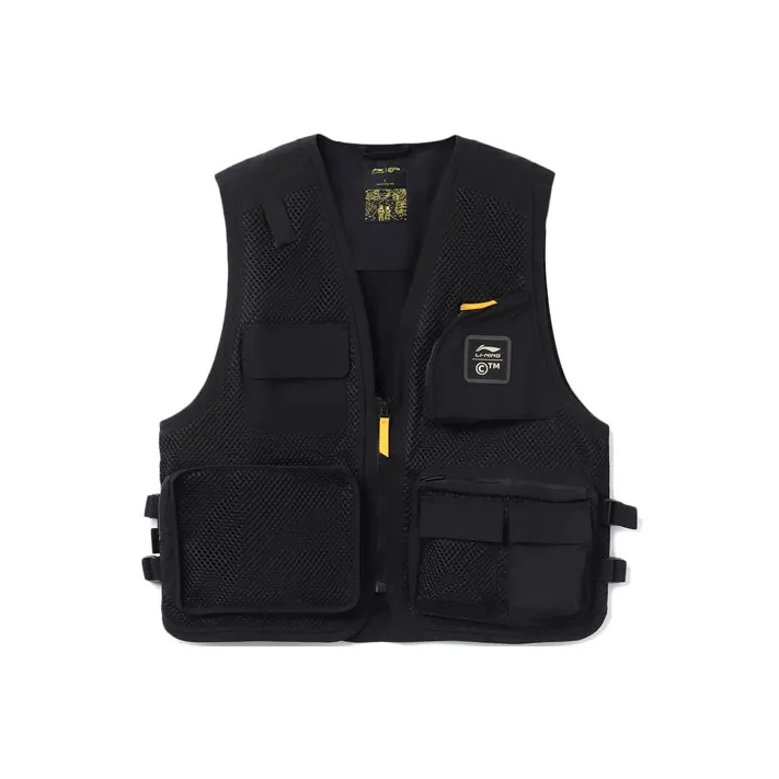 LiNing x Chinatown Market Sports Fashion Collection Vest Men's Black-0