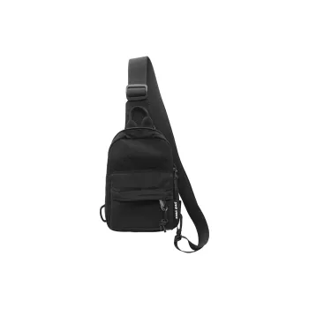 OUZIHUANG Nylon Sling Bag Unisex Black/White/Blue/Green/Khaki