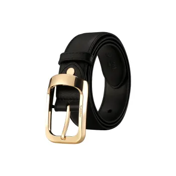 MILLIE'S Split Cow Leather Belts Unisex Width 3.7cm
