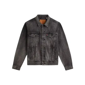 Levis Denim Jackets Men Black