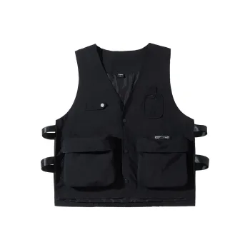 FLOAT Loose Fit Vest Unisex Black