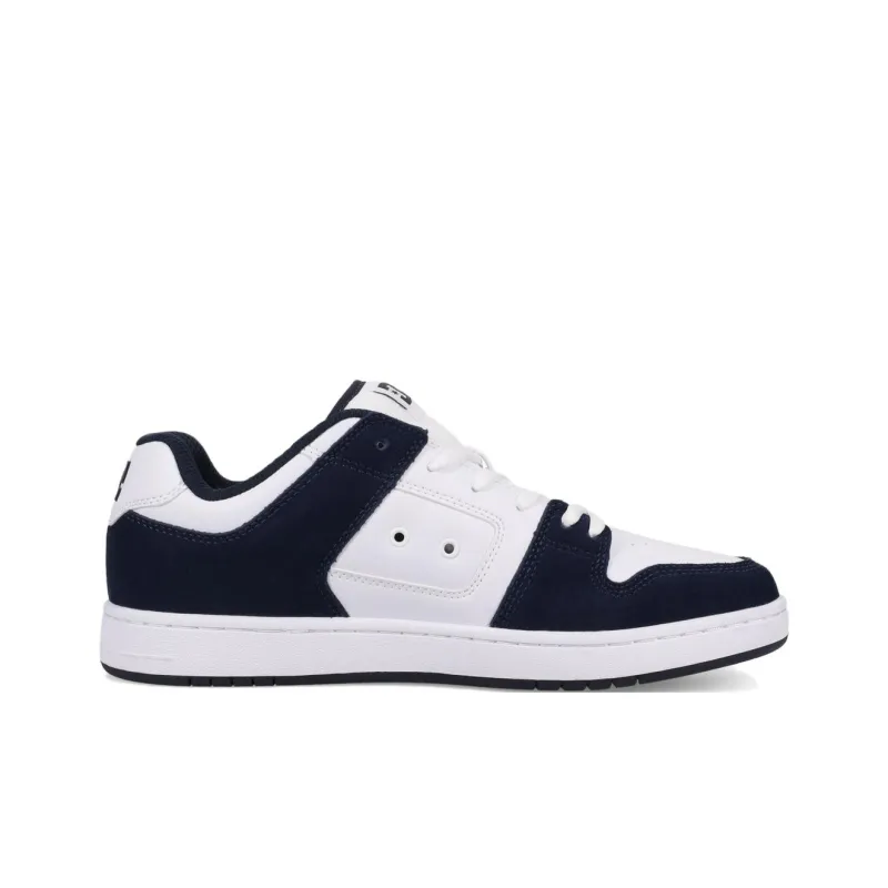 DC Shoes Manteca 4 S Cushioning Low Top Skateboard Shoes Men's Blue White-1