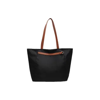 Wenpercy Fabric Tote One Shoulder Handbag Women's Black/Khaki/Green