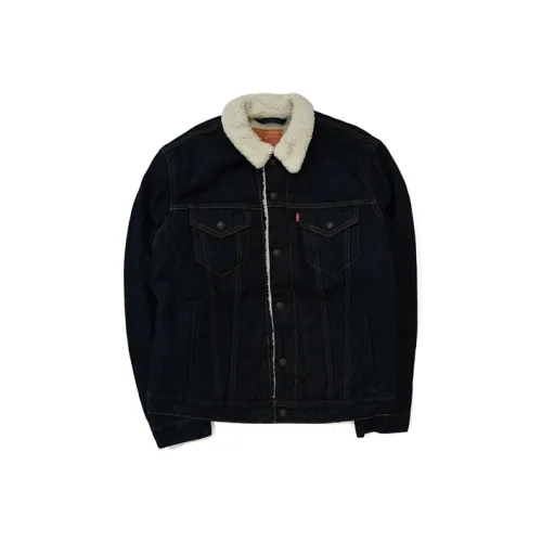 Levi's Denim Jacket Men's Dark Blue Denim
